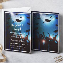 invitación elegante para fiesta de graduación