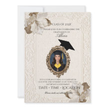 Invitación elegante para fiesta de graduación