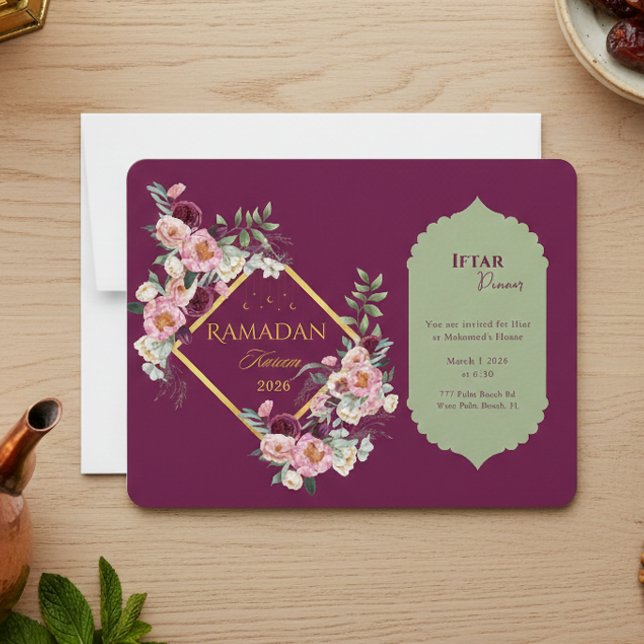 Invitación elegante para Iftar de Ramadán 2026 (Subido por el creador)