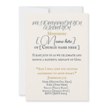 Invitación elegante para la celebración de agradec