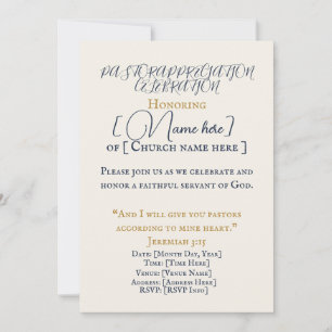 Invitación elegante para la celebración de agradec
