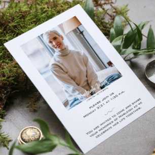 Invitación elegante para la celebración de la vida
