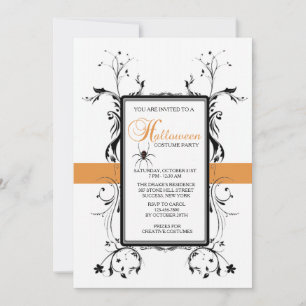 Invitación elegante para una fiesta de Halloween