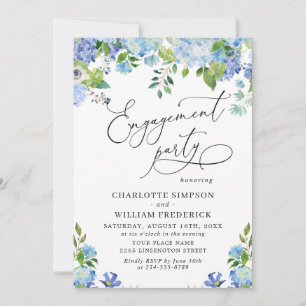Invitación Elegante PARTIDO DE COMPROMISO DE acuarela de Hydr