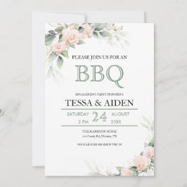 Invitación Elegante Partido de Compromiso del Presupuesto Euc