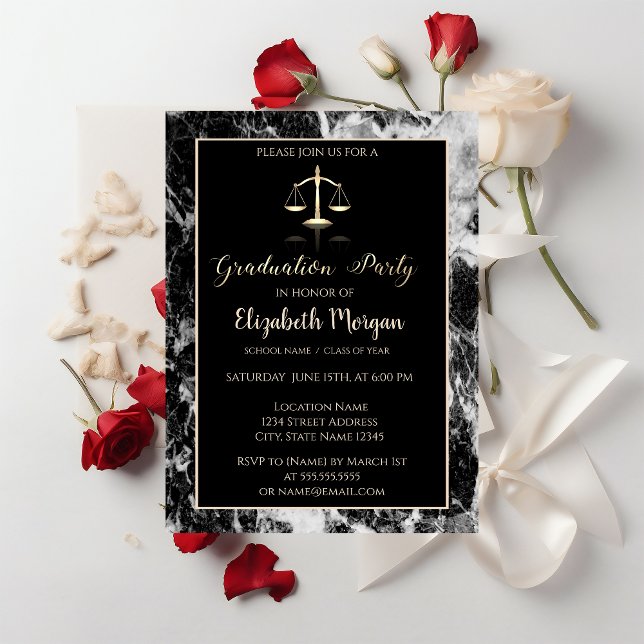Invitación Elegante partido de graduación de la Facultad de D (Subido por el creador)