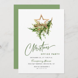Invitación Elegante partido de NAVIDADES corporativos