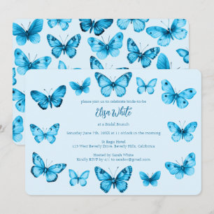 Invitación Elegante PERSONALIZADO Butterflies Bridal Shower