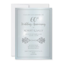 Elegante Personalizado Fiesta del 60° aniversario 