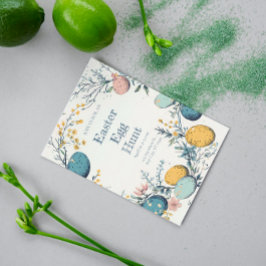 Invitación Elegante Primavera Floral Semana Santa