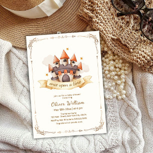 Invitación Elegante Prince Castle Baby Shower
