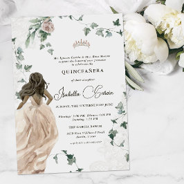 Invitación Elegante Princesa Cuento de Hadas | Quinceañera 15