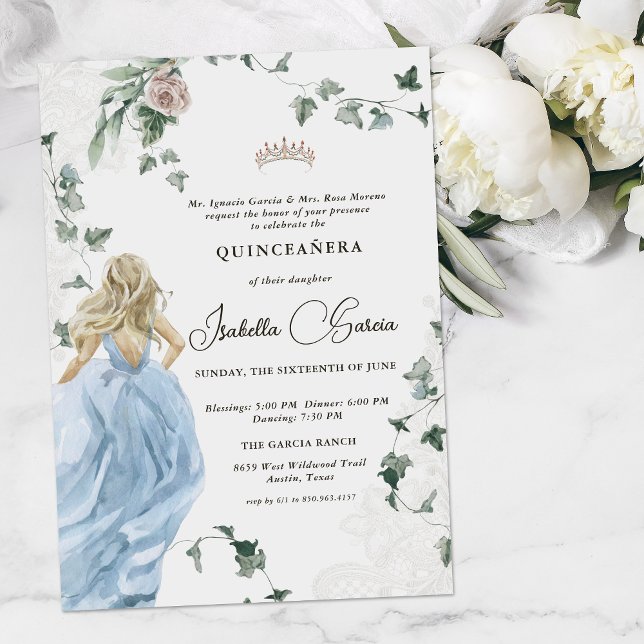 Invitación Elegante Princess Fairy Tale | Quinceañera 15.ª (Subido por el creador)