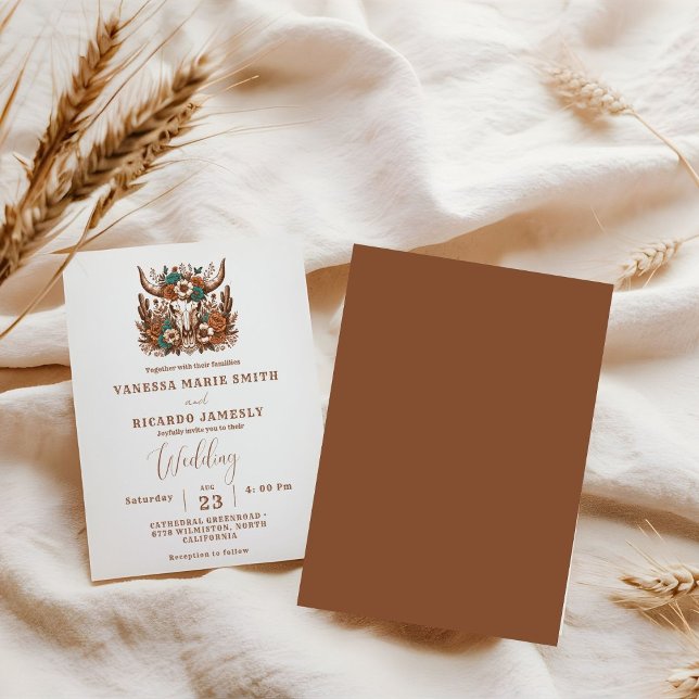 Invitación Elegante Rancho Boda de Cowboy del País Occidental (Subido por el creador)