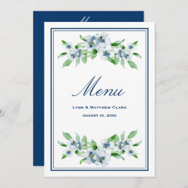 Invitación Elegante recepción de la Marina y la Boda Blanca