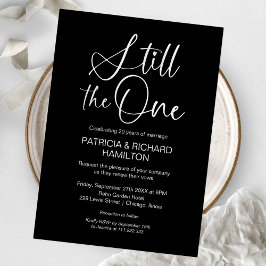Invitación Elegante Renovación de Votos de Boda Still The One