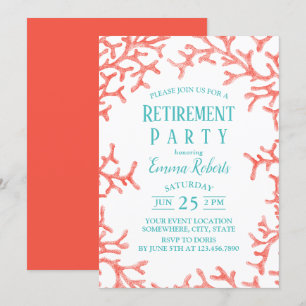 Invitación Elegante retiro Starfish Beach Coral Reef