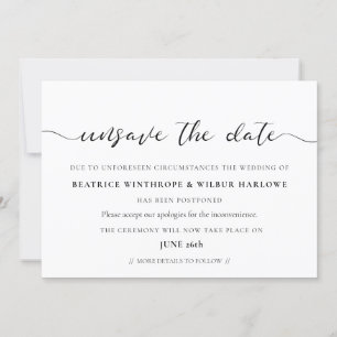 Invitación Elegante romántico Desguardar la actualización del