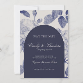 Invitación Elegante Rosa de acuarela Boda Guardar la fecha