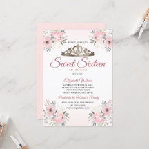 Elegante Rosa floral oro Rubor dulce rosa 16