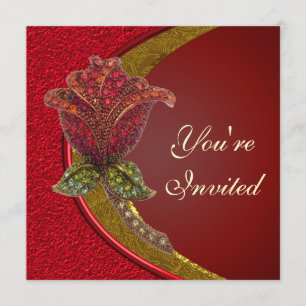 Invitación Elegante Rosa-invitación