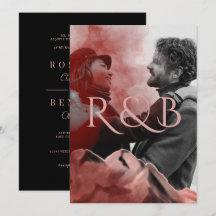 Elegante Rosa Montañas Oro Boda de fotografía supe