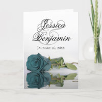 Elegante Rosa Verde azulado Boda de fotografía rom
