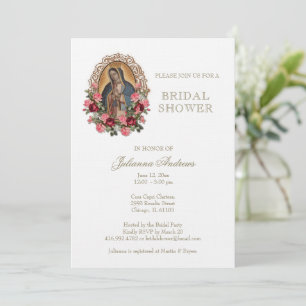 Invitación Elegante Rosas de Guadalupe