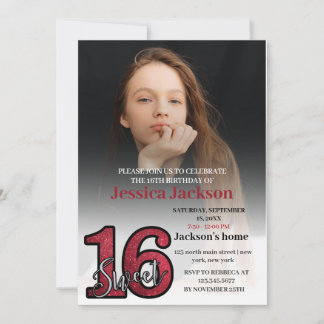 Invitación Elegante Rubor Girly Maquillaje Rosa Dulce