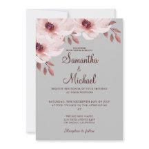 Elegante Rubor Rusty Rosa Sale Floral acuática