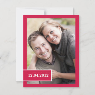 Invitación elegante Save the Date Photo