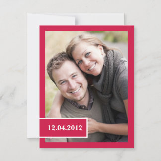 Invitación elegante Save the Date Photo