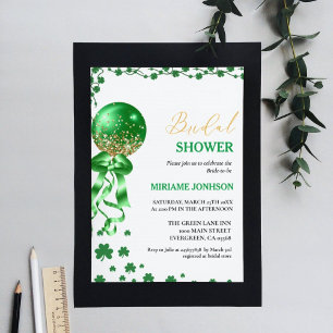Invitación Elegante Shamrock St. Patrick's Day Bridal Shower
