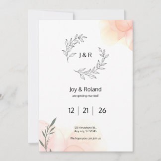 Invitación Elegante Simple
