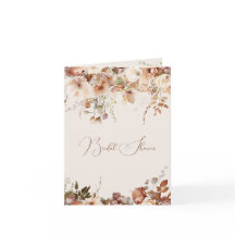 Elegante, simple flor de campo, ducha de novia caí