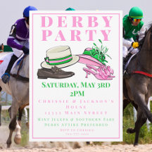 Elegante sombrero de fiesta del Derby de Kentucky