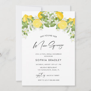 Invitación Elegante Squeeze Bridal Shower