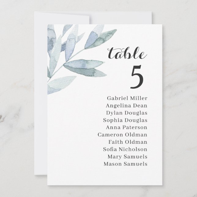 Invitación Elegante tabla de asientos de bodas folclóricos. M (Anverso)