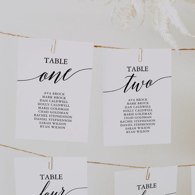 Invitación Elegante Tabla Negra Número de Asientos 1 (Subido por el creador)
