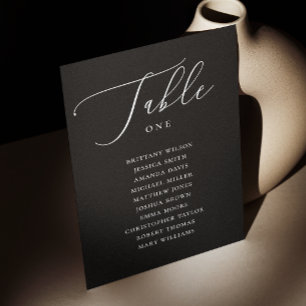 Invitación Elegante tablero de asientos Minimalistas de Boda