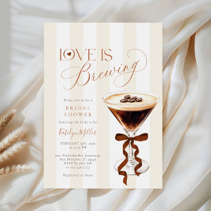 Invitación Elegante Té de Despedida de Soltera con Taza de Ca