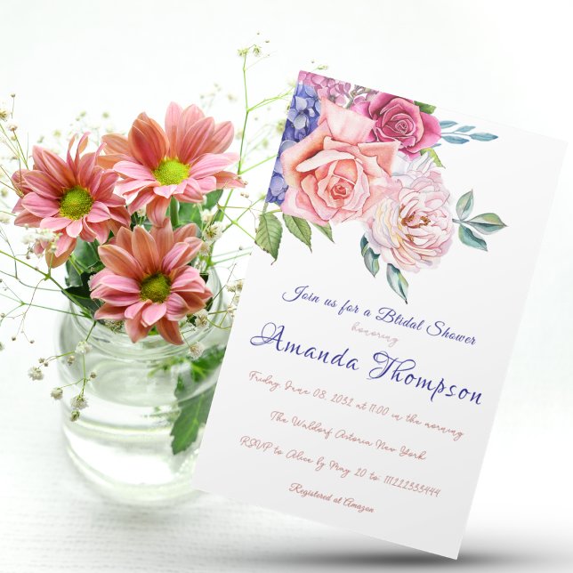 Invitación Elegante tema de Bridgerton Bridal Shower Tea Fies (Subido por el creador)