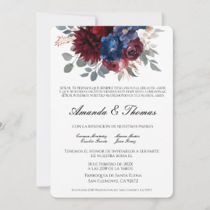 Invitación Elegante tema de joyas boda español