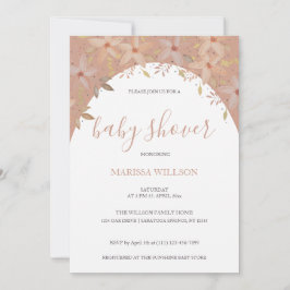 Invitación Elegante Terracota Wildflowers Watercolor Art