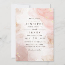 Elegante tinta de alcohol oro Rubor rosa minimo mo