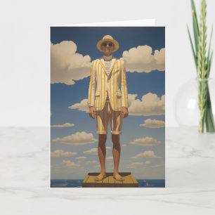 Invitación Elegante traje de playa retro Impresionante Moda d