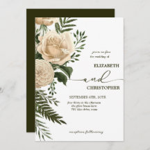 Elegante vegetación floral y Boda de las Bouquets 