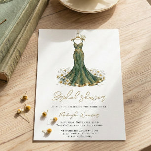 Invitación Elegante Vegetación y Despedida de Soltera con Ves