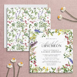 Invitación Elegante Verano Bridal Luncheon Floral Flor silves<br><div class="desc">La Elegante Invitación a la Flor Silvestre Veraniega Bridal Luncheon es una manera tradicional de celebrar y agradecer a sus damas de honor ante el boda, por toda la ayuda que le han dado con su boda. Este diseño de invitación se caracteriza por sus acuarelas pintadas a mano, flores silvestres...</div>