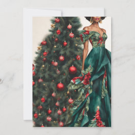 Invitación Elegante Vintage Negro de Moda